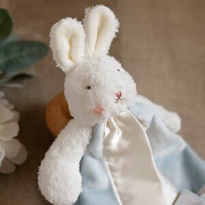 Plush Bunny Rabbit Soother Mini Security Blanket Keepsake BABY SHOWER GIFT NWT